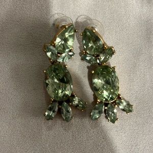 J Crew aquamarine earrings